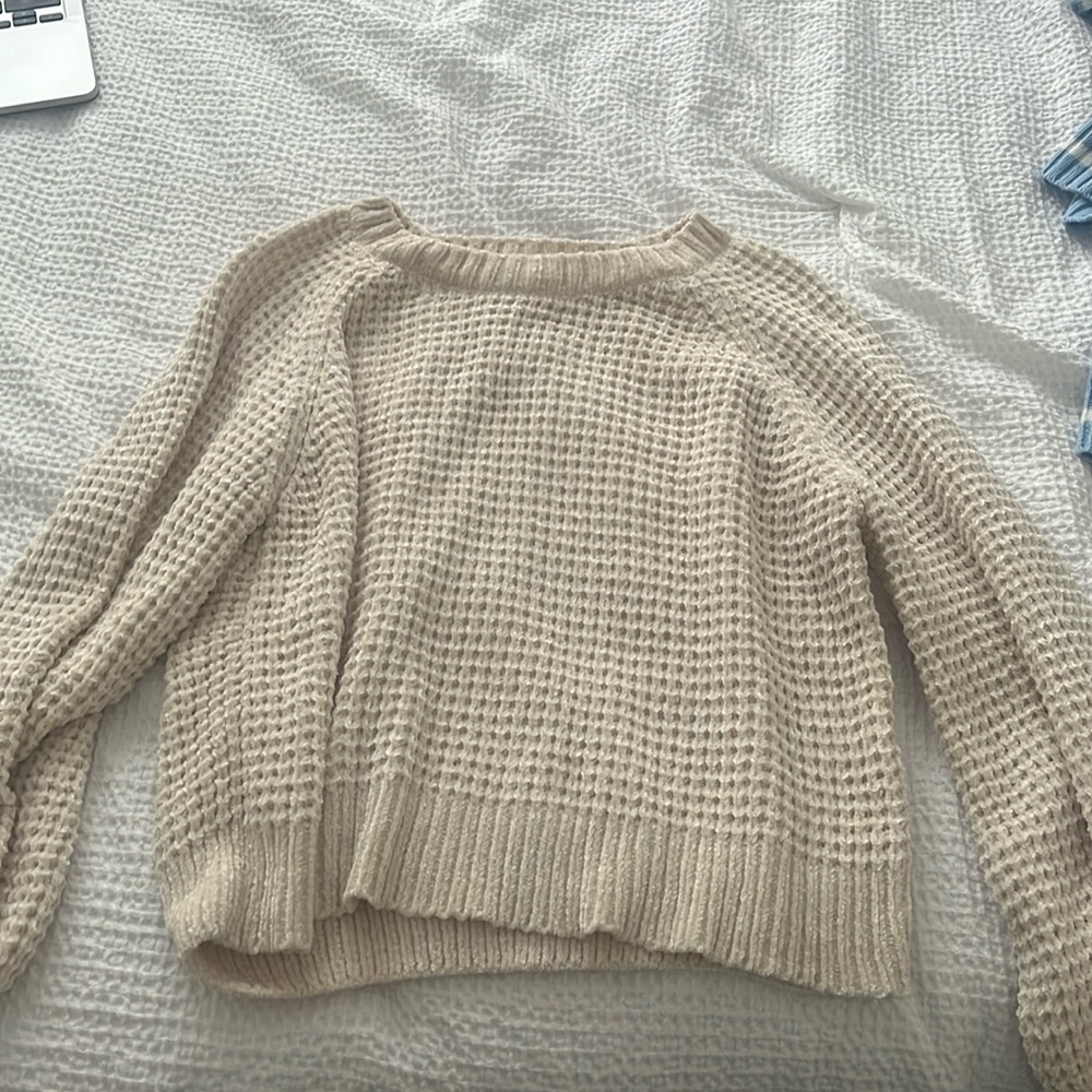 Altard state cream knit sweater